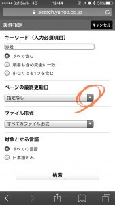 3：ページの最終更新日　を指定