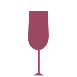 ボルドー型のワイングラス
