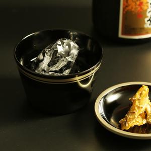 蕎麦猪口(皿付)縁錫(朱/黒)