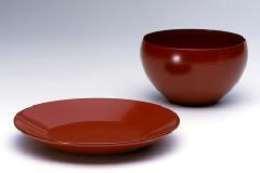 Bowl& Plate 古代朱（小）セット